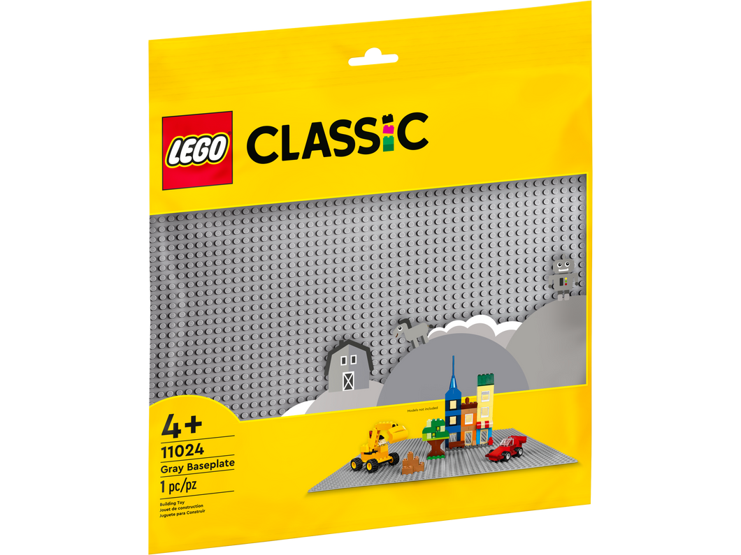 11024 LEGO® Grå byggeplade