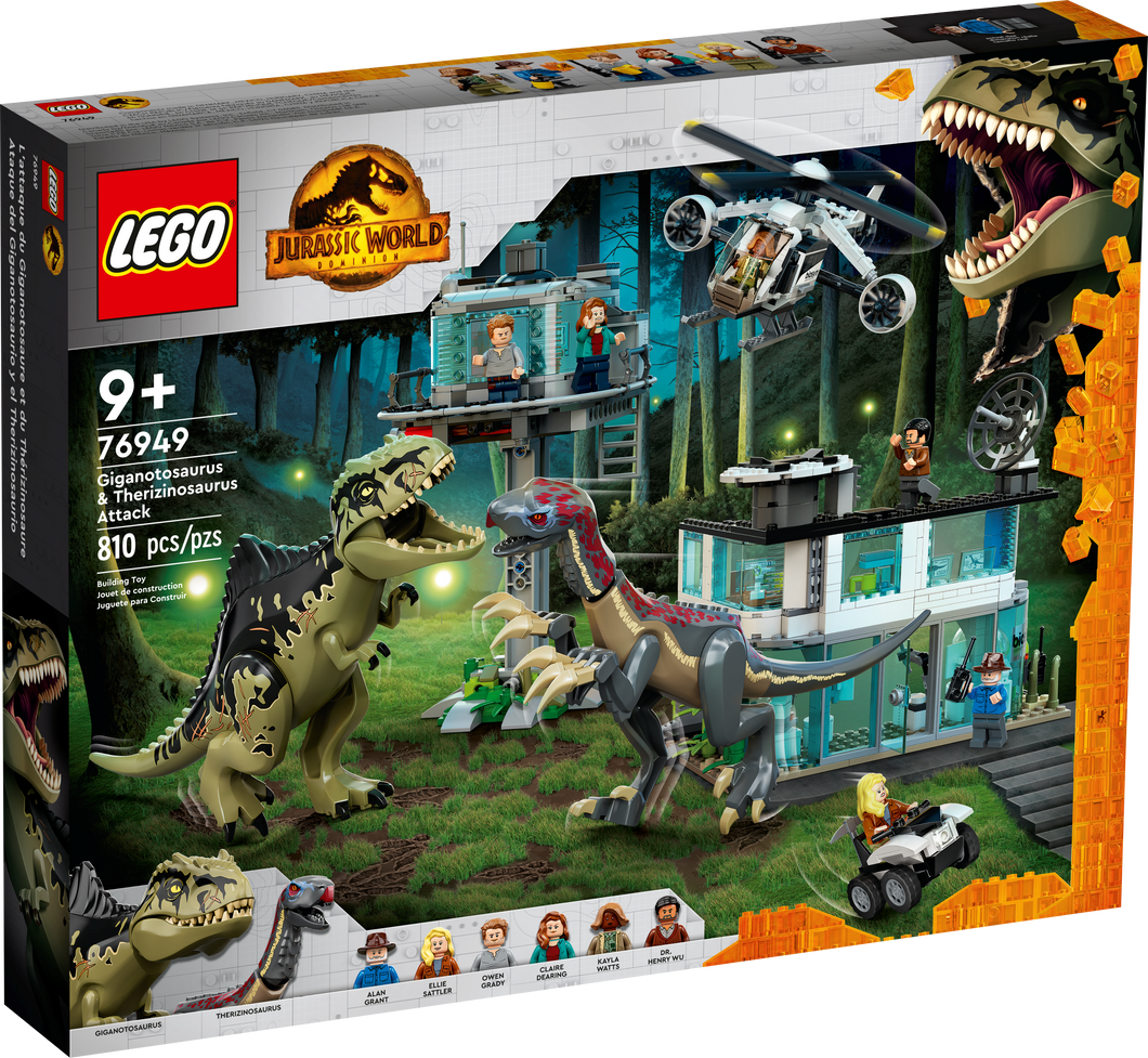 76949 LEGO® Giganotosaurus og therizinosaurus-angreb