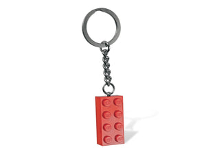 LEGO® Nøglering 2x4-klods rød